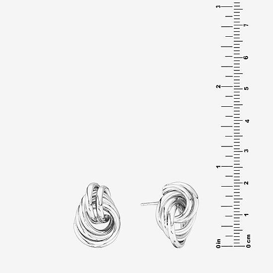 Womens Sterling Silver Drop Earrings