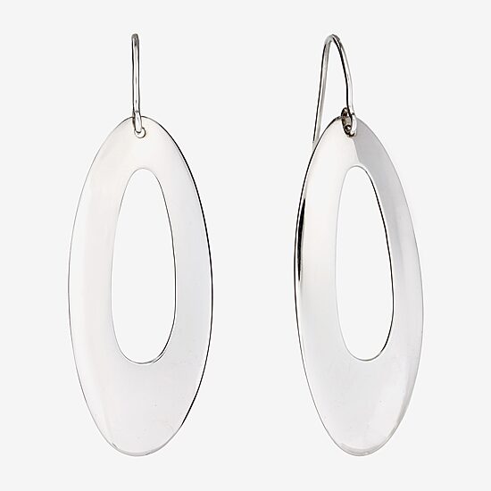Womens Sterling Silver Drop Earrings