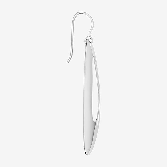 Womens Sterling Silver Drop Earrings