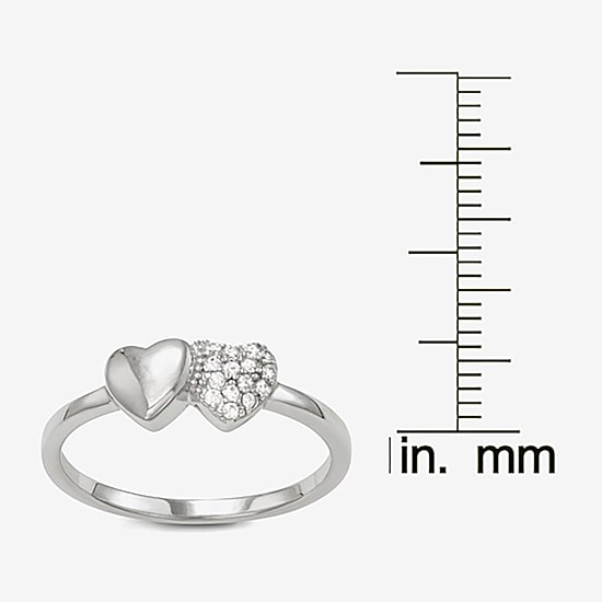 Girls 1/4 CT. Cubic Zirconia Sterling Silver Cocktail Ring