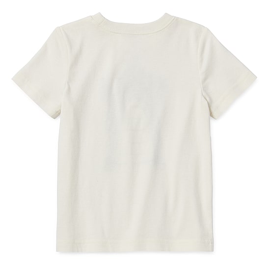 Okie Dokie Toddler & Little Boys Crew Neck Short Sleeve Regular Fit Graphic T-Shirt