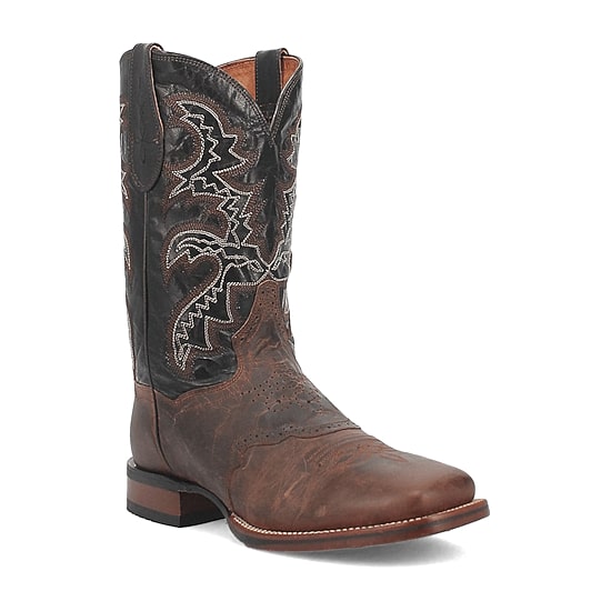 Dan Post Mens Franklin Flat Heel Cowboy Boots