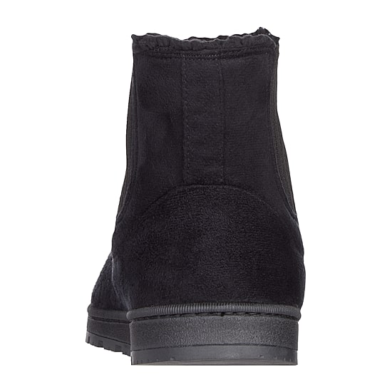 Isotoner Recycled Microsuede Wylder Womens Memory Foam Bootie Slippers