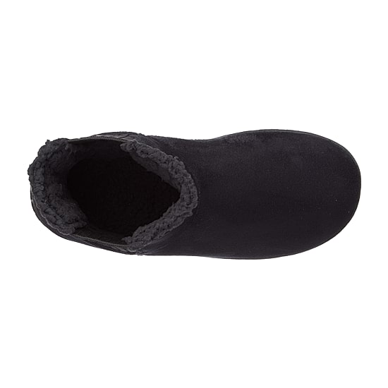 Isotoner Recycled Microsuede Wylder Womens Memory Foam Bootie Slippers