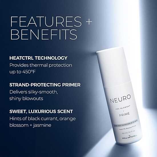 Paul Mitchell Neuro Prime Heatctrl Blowout Primer Styling Product 5.1 oz.