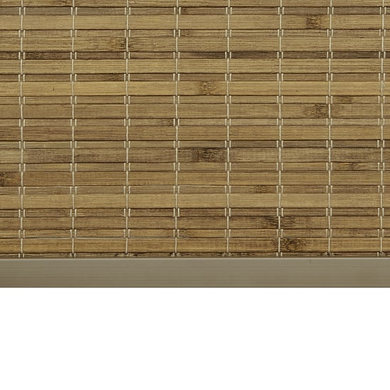 Home Basics Hampton Bamboo Cut-To-Width Light-Filtering Cordless Woven Wood Shade