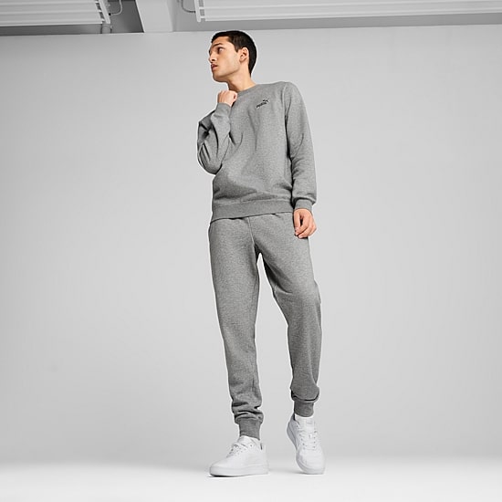 PUMA Essential Mens Crew Neck Long Sleeve Sweatshirt