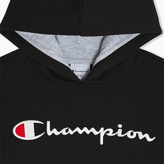 Champion Big Kid Boys Long Sleeve Embroidered Fleece Active Hoodie