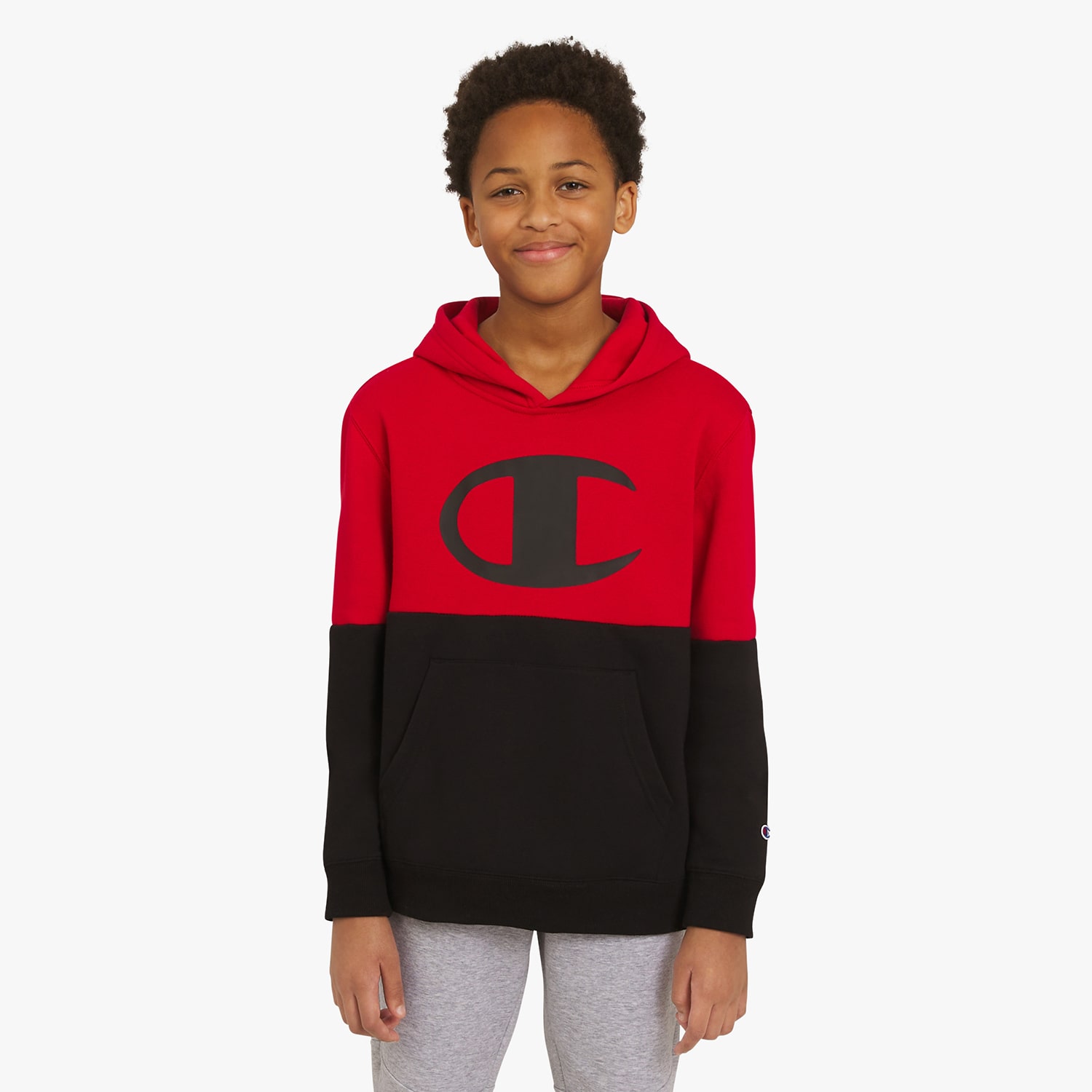 Champion Big Kid Boys Long Sleeve Fleece Active Hoodie