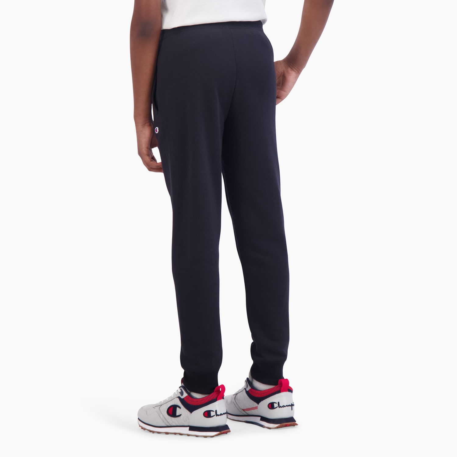 Champion Big Kid Boys Cuffed Mid Rise Regular Fit Fleece Jogger Pant