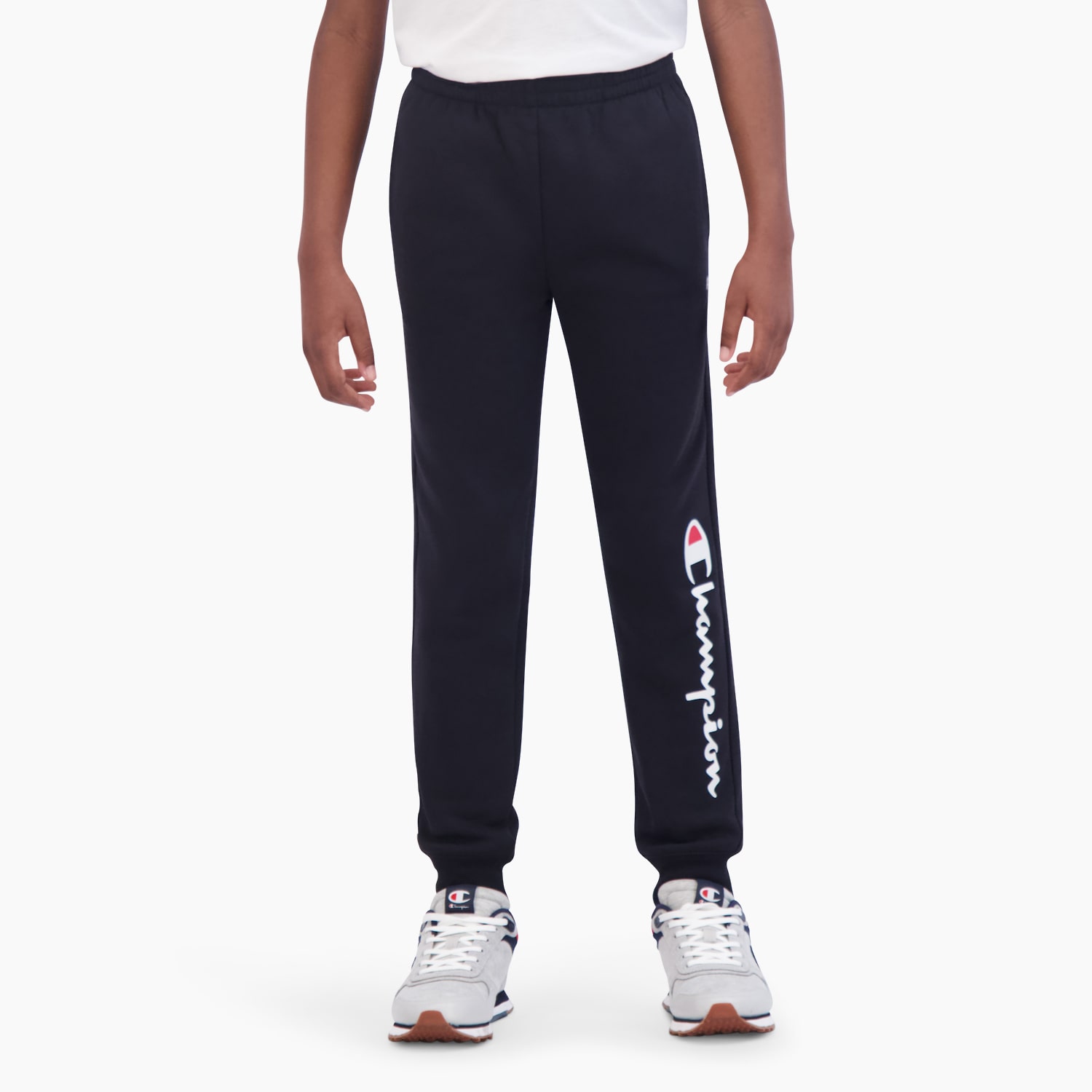 Champion Big Kid Boys Cuffed Mid Rise Regular Fit Fleece Jogger Pant