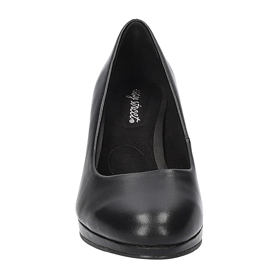 Easy Street Equinox Womens Round Stiletto Heel Pumps Wide Width