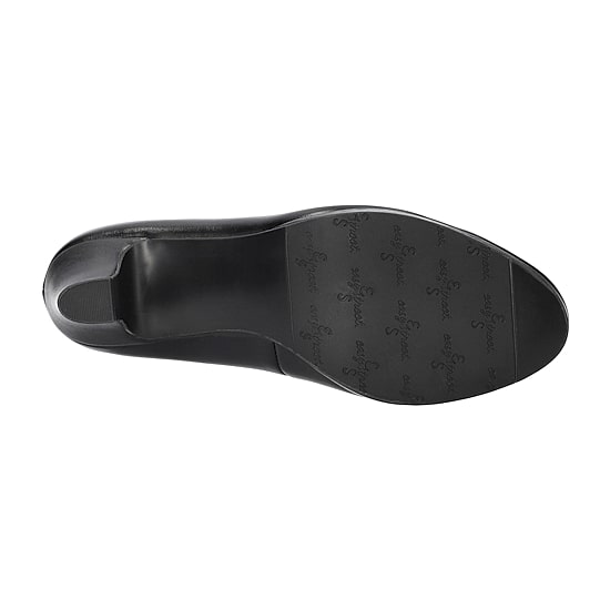 Easy Street Equinox Womens Round Stiletto Heel Pumps Wide Width