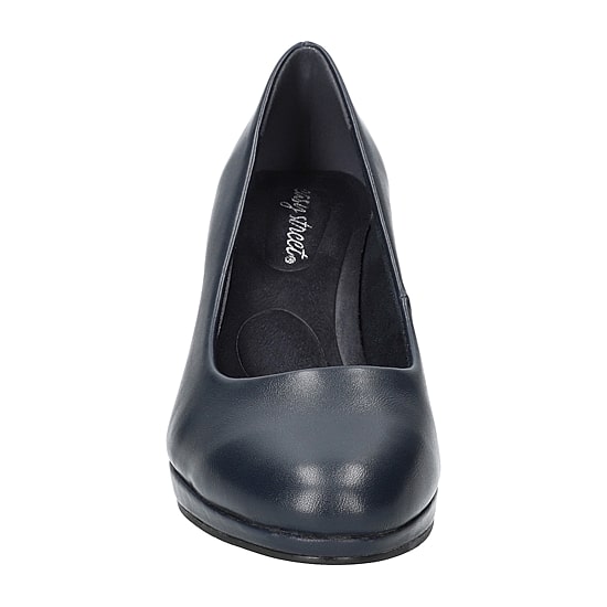 Easy Street Equinox Womens Round Closed Toe Stiletto Heel Pumps Narrow Width