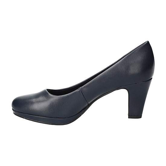 Easy Street Equinox Womens Round Closed Toe Stiletto Heel Pumps Narrow Width