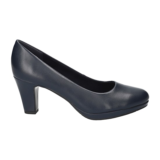 Easy Street Equinox Womens Round Closed Toe Stiletto Heel Pumps Narrow Width