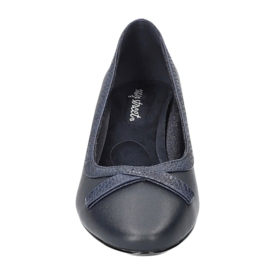 Easy Street Kata Womens Round Stiletto Heel Pumps Narrow Width