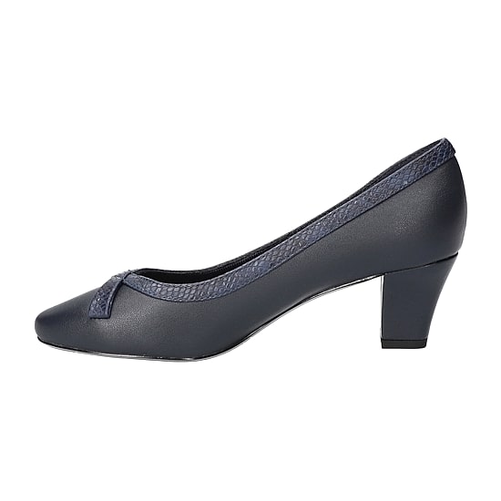 Easy Street Kata Womens Round Stiletto Heel Pumps Narrow Width
