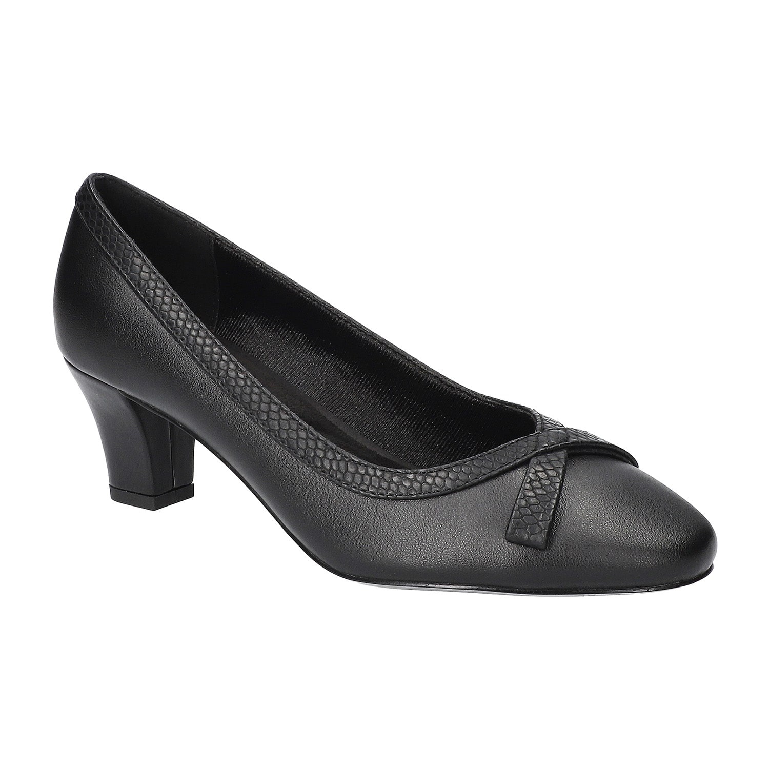 Easy Street Kata Womens Round Stiletto Heel Pumps