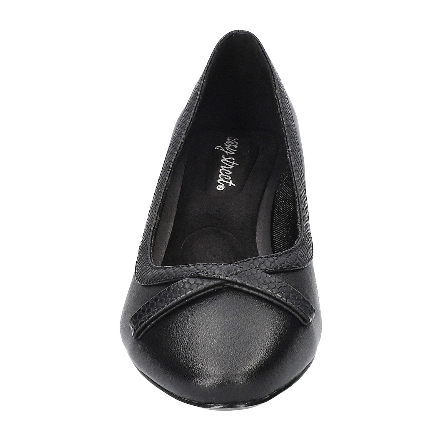 Easy Street Kata Womens Round Closed Toe Stiletto Heel Pumps