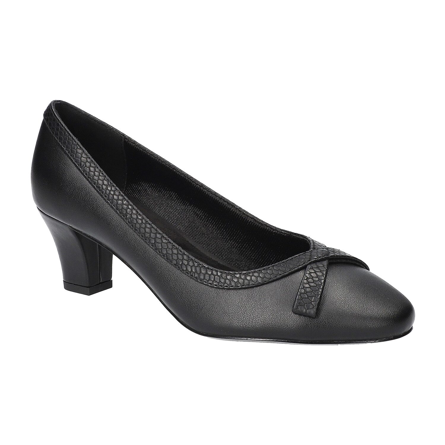 Easy Street Kata Womens Round Closed Toe Stiletto Heel Pumps