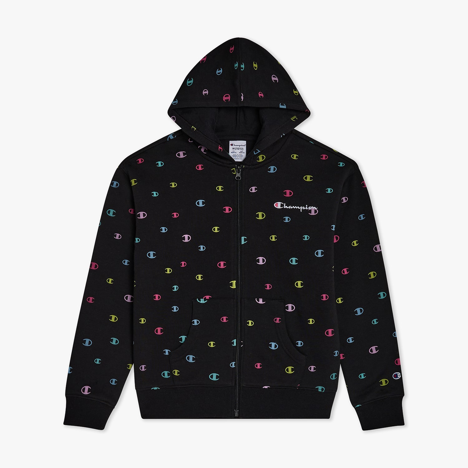 Champion Big Kid Girls Long Sleeve Fleece Zipper Active Hoodie