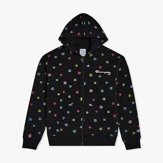 Champion Big Kid Girls Long Sleeve Fleece Zipper Active Hoodie
