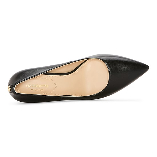 Liz Claiborne Amelia Womens Pointed Closed Toe Kitten Heel Pumps