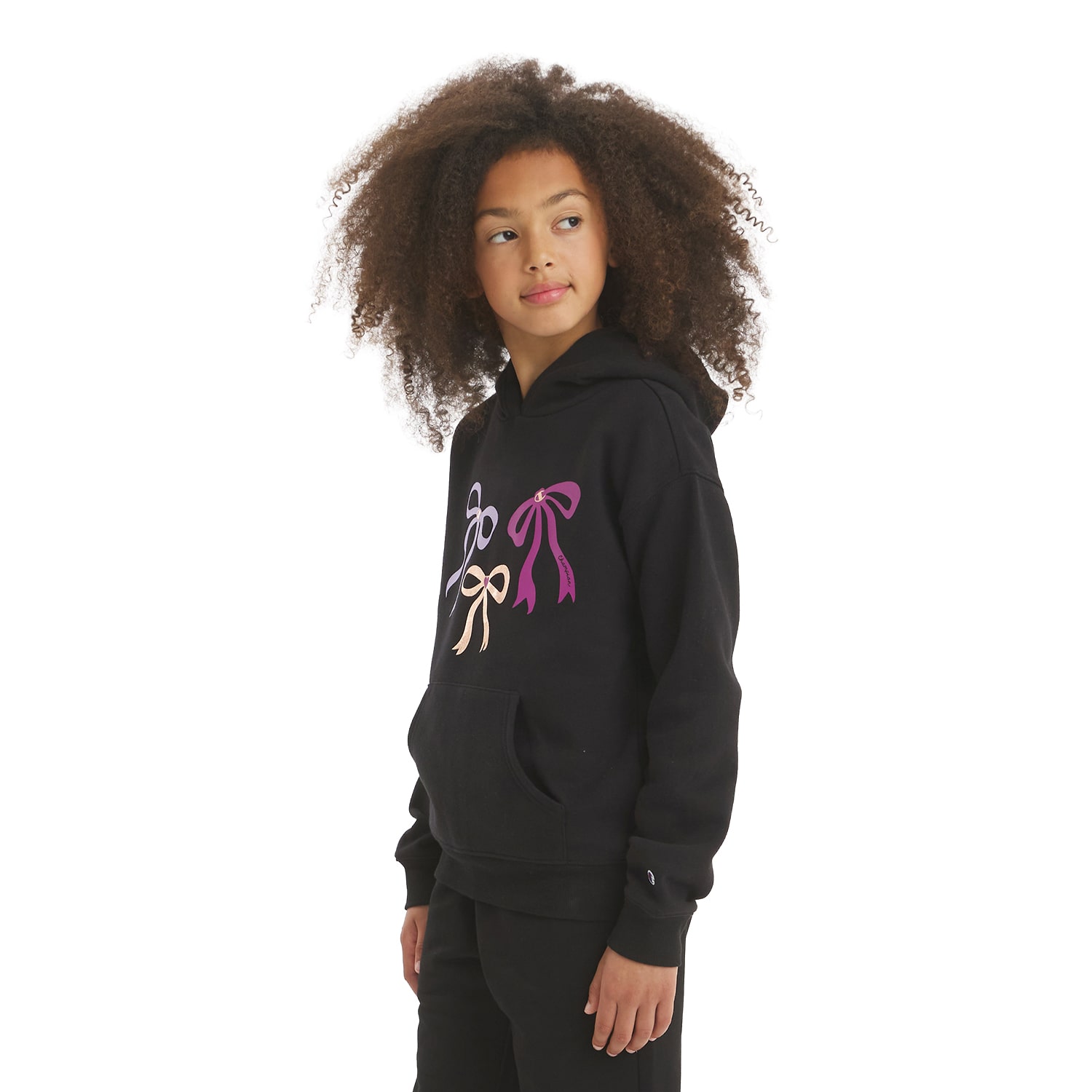 Champion Big Kid Girls Long Sleeve Fleece Active Hoodie