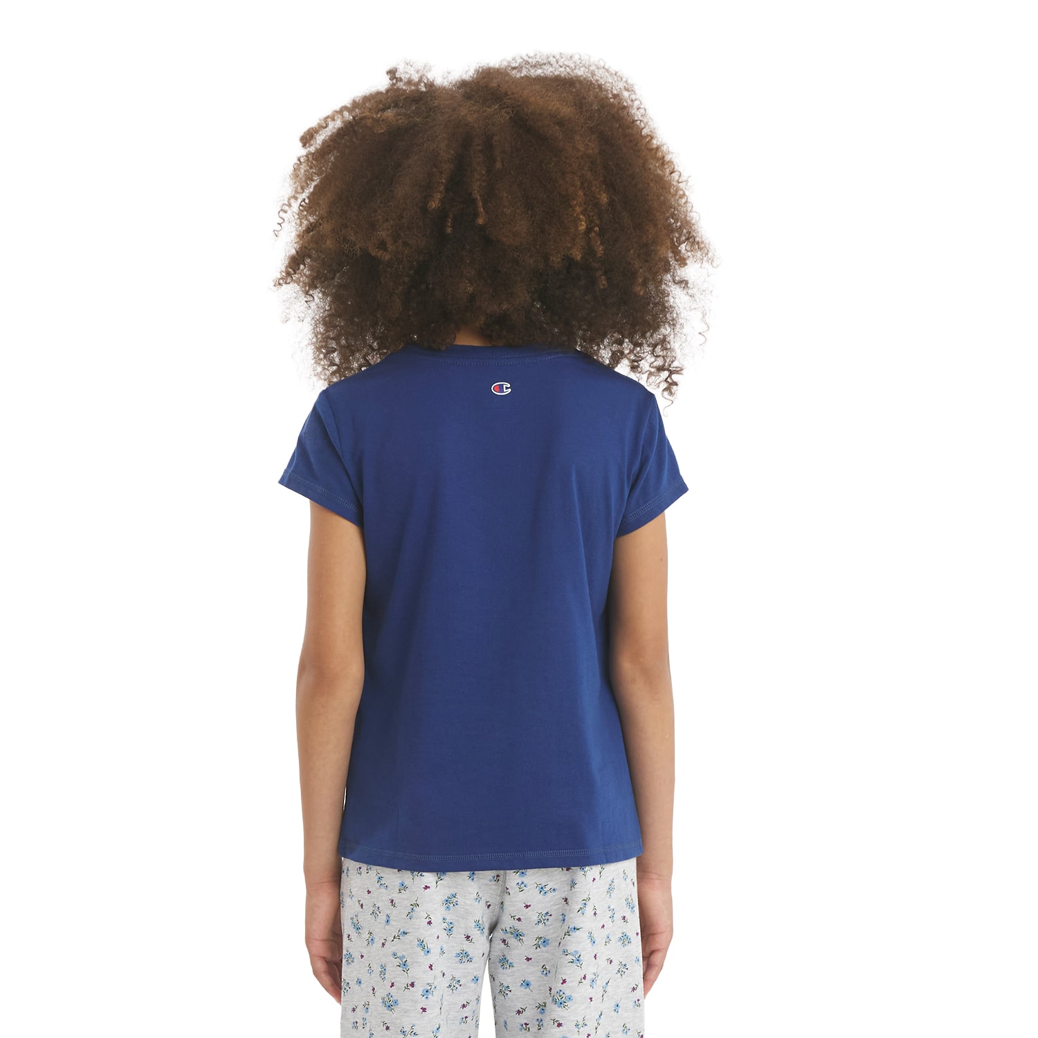 Champion Big Kid Girls Crew Neck Short Sleeve Classic Fit Graphic T-Shirt