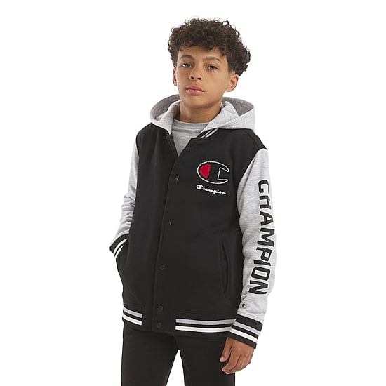 Champion Big Kid Boys Midweight Varsity Jacket