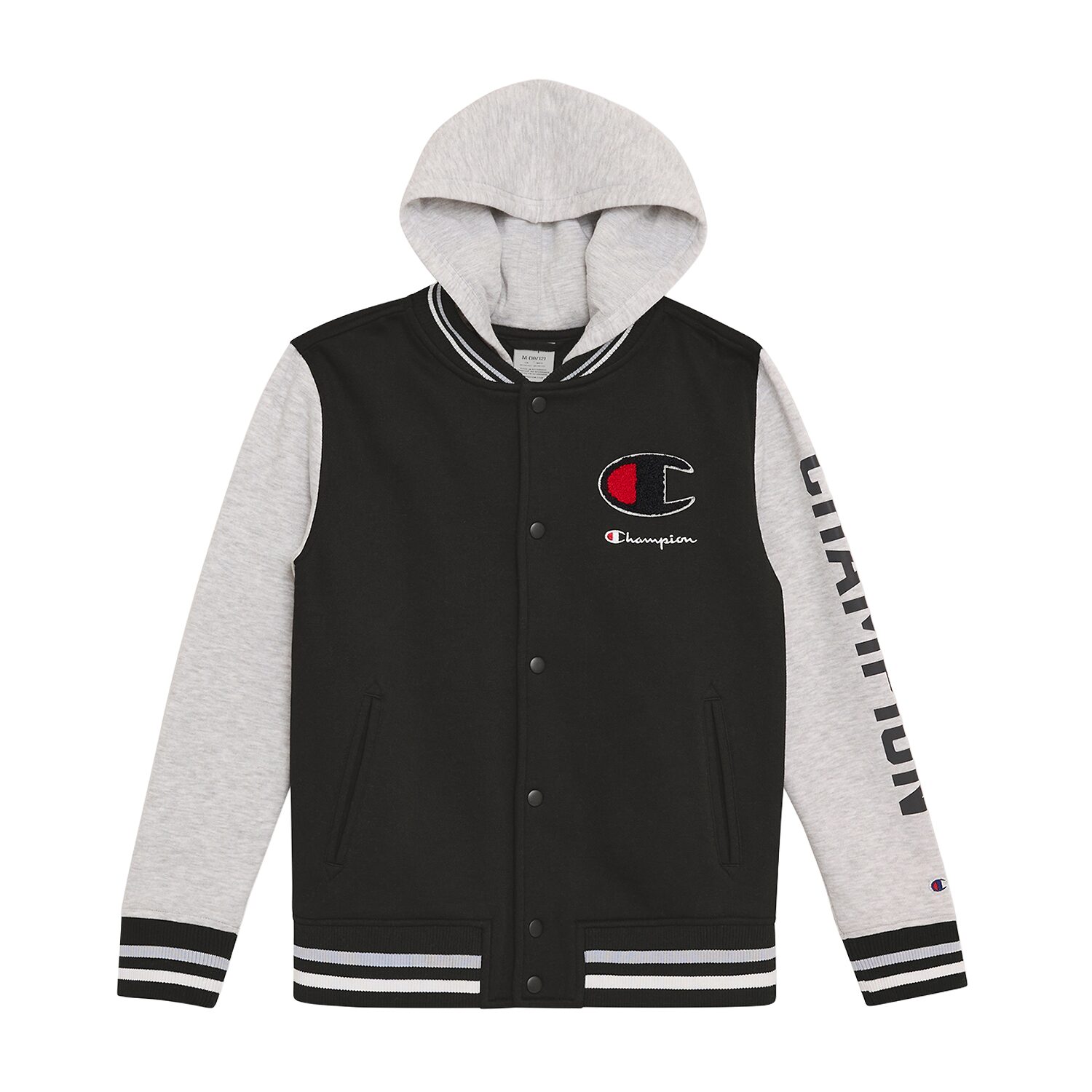 Champion Big Kid Boys Fleece Midweight Varsity Jacket