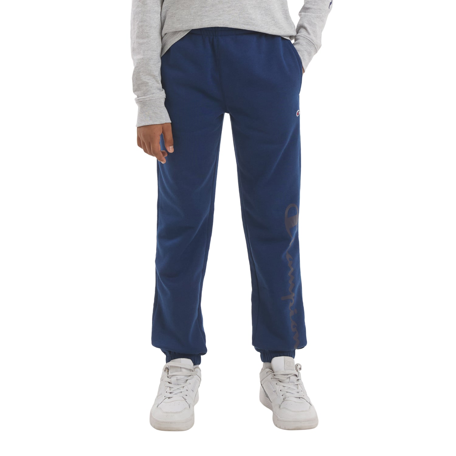 Champion Big Kid Boys Cuffed Classic Fit Fleece Pull-On Pant