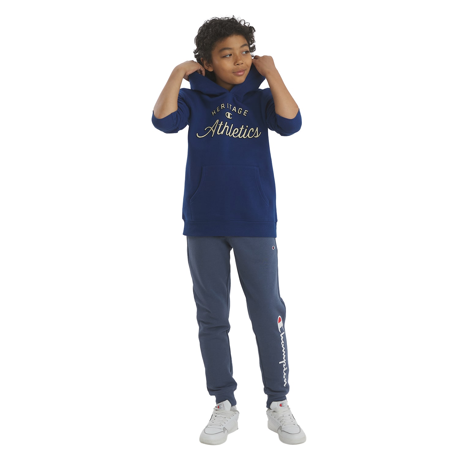 Champion Big Kid Boys Long Sleeve Fleece Active Hoodie