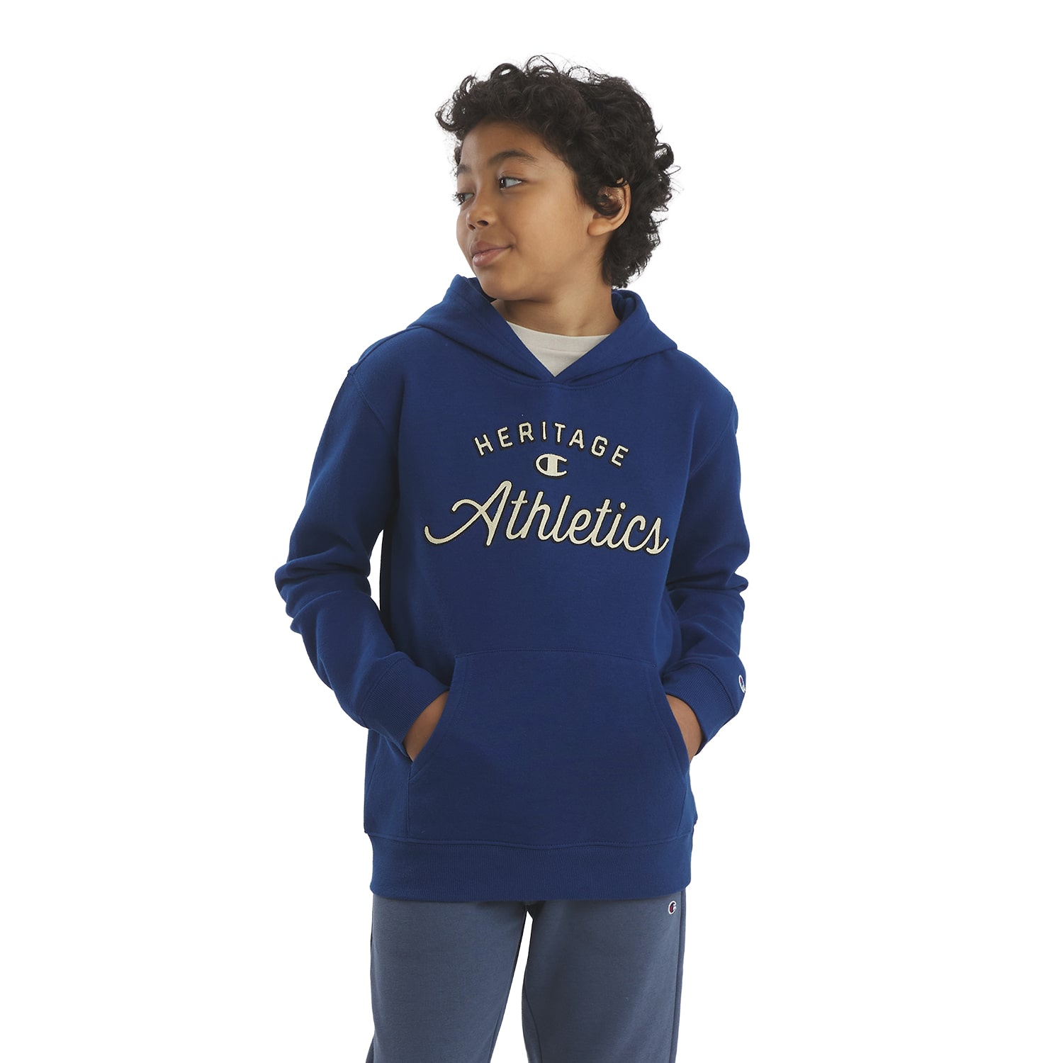 Champion Big Kid Boys Long Sleeve Fleece Active Hoodie