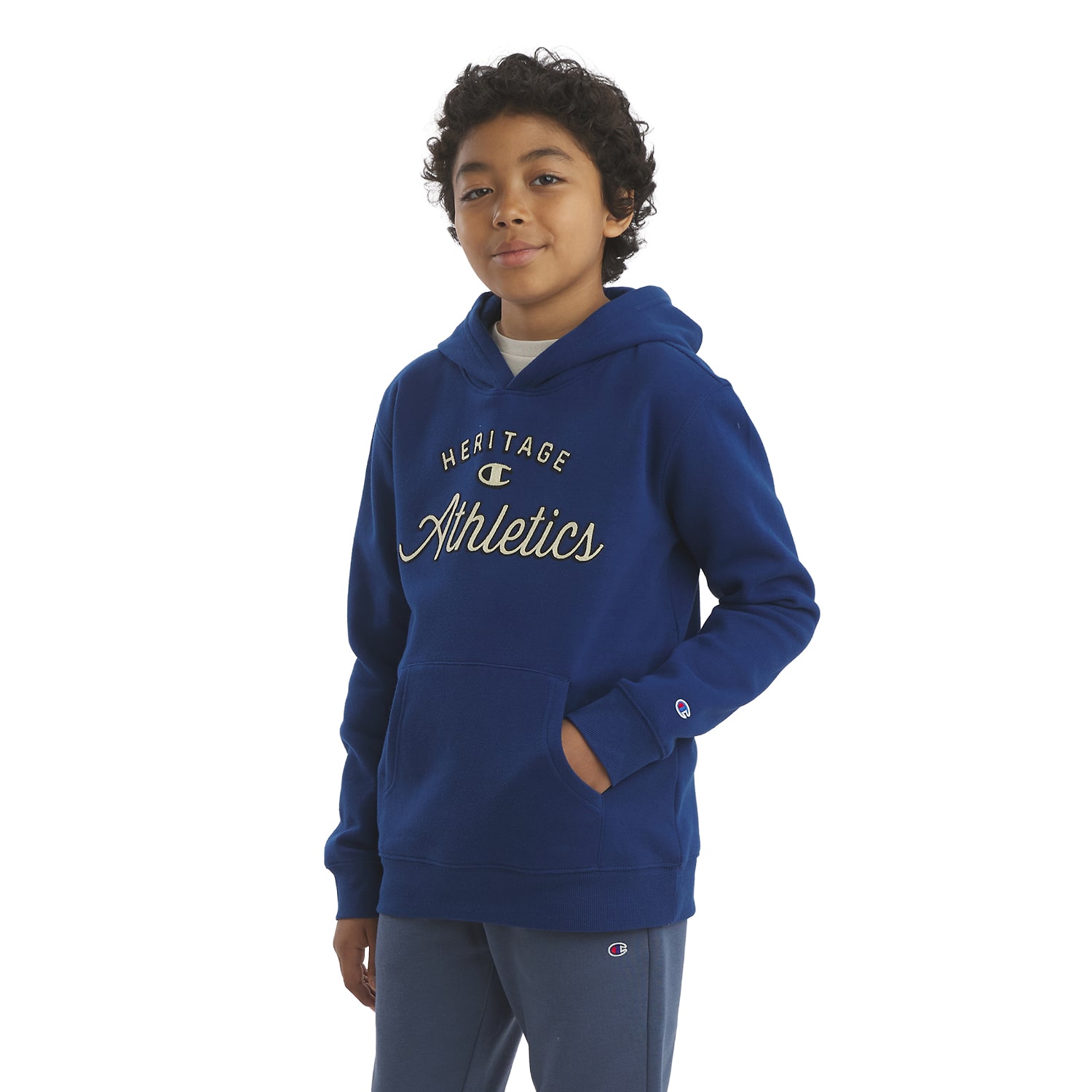 Champion Big Kid Boys Long Sleeve Fleece Active Hoodie