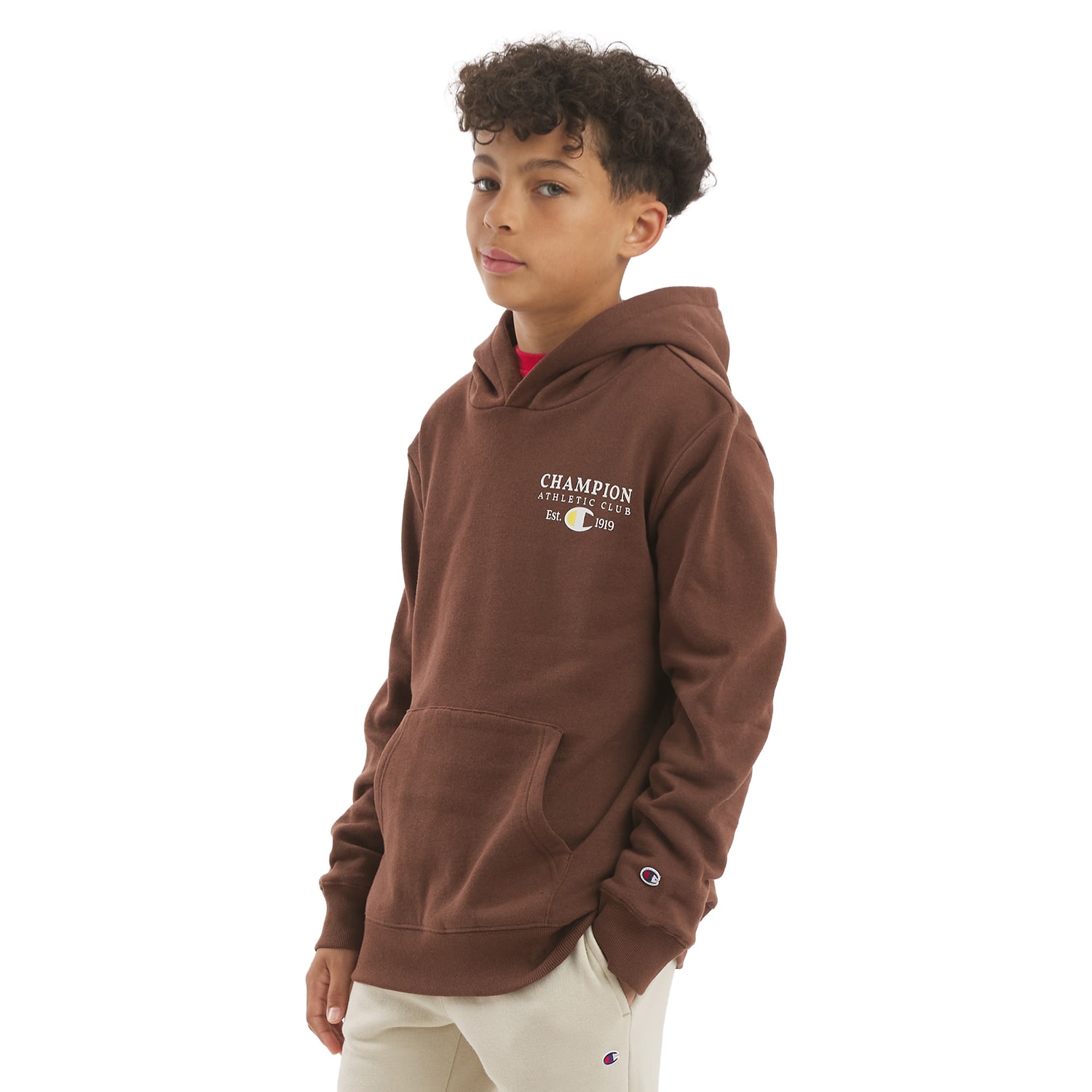 Champion Big Kid Boys Long Sleeve Fleece Active Hoodie