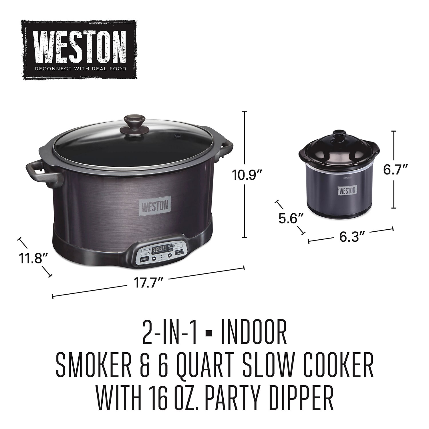 Weston 6 Qt Slow Cooker