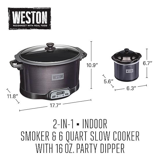 Weston 6 Qt Slow Cooker