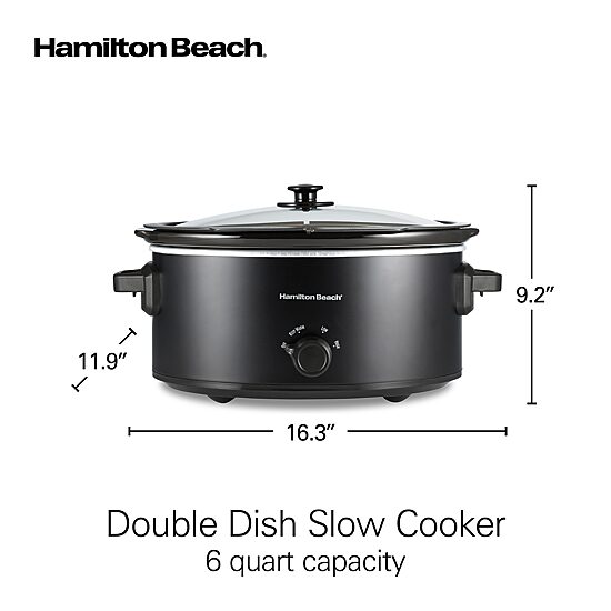 Hamilton Beach 6 Qt Slow Cooker