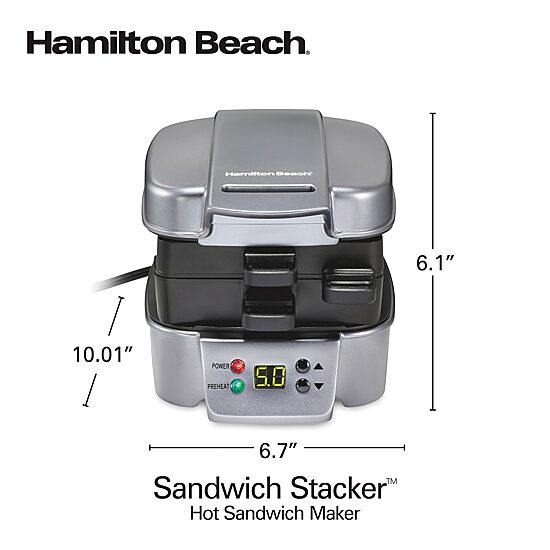Hamilton Beach Sandwich Stacker Sandwich Maker
