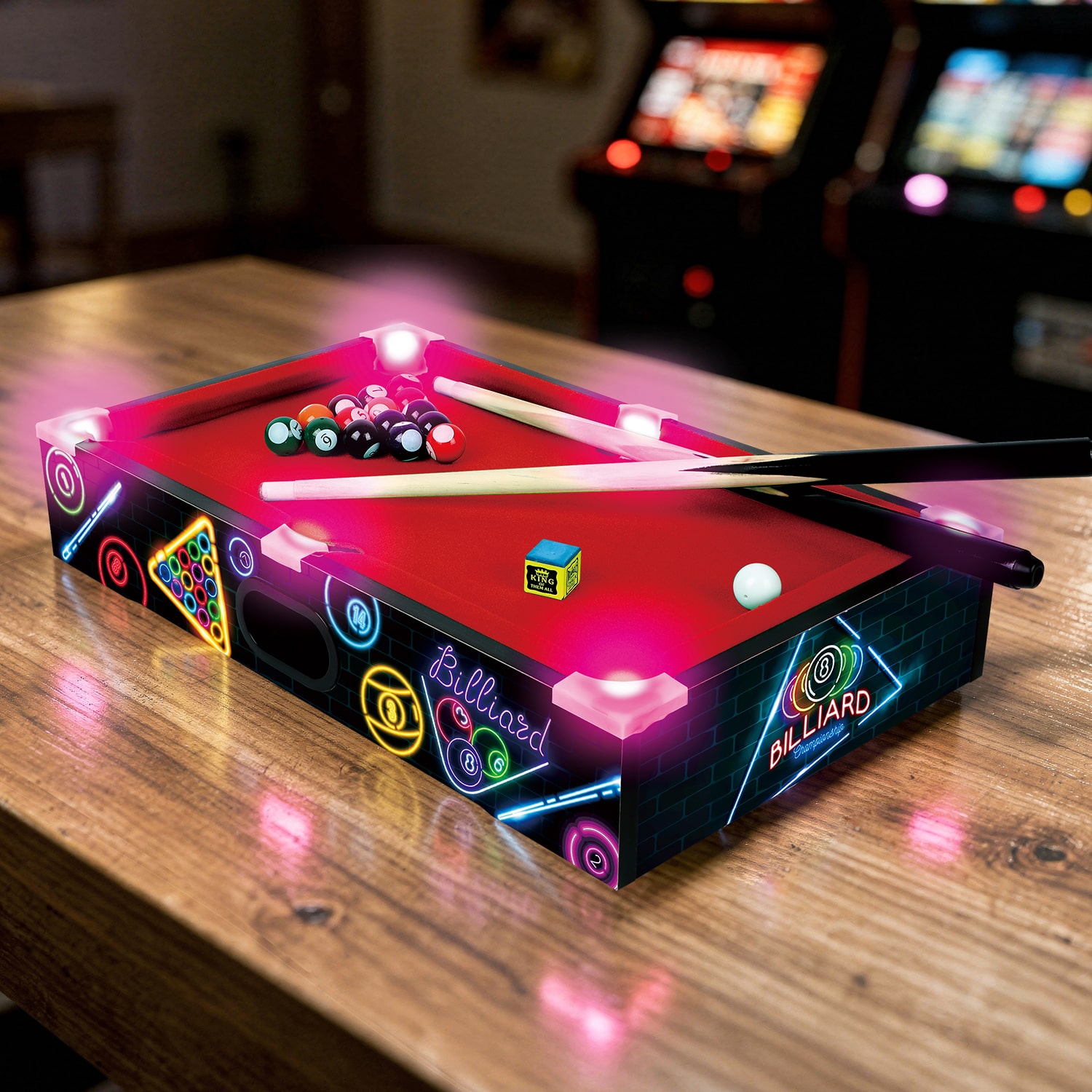 Retro Arcade Desktop Pool Table Game