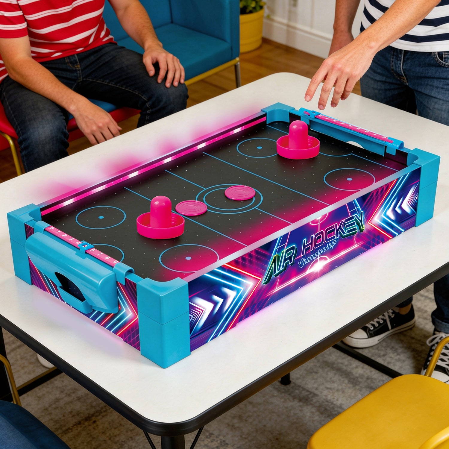 Retro Arcade Desktop Air Hockey Game
