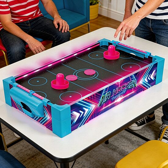 Retro Arcade Desktop Air Hockey Game
