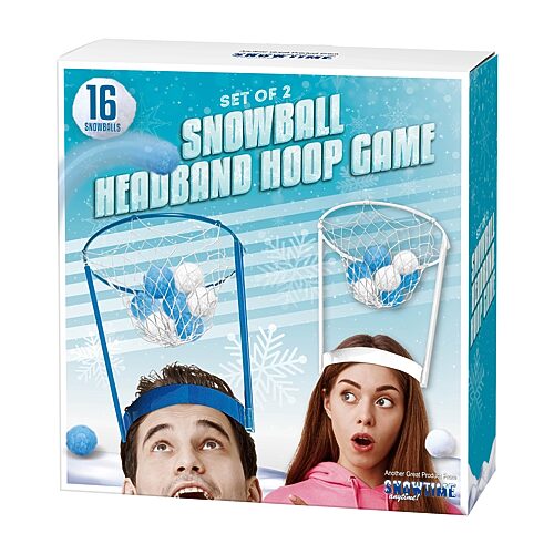 Asstd National Brand Snowball Headband Hoop Game Set Of 2 In Blue