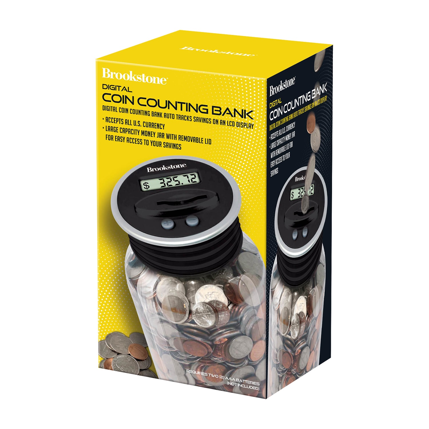 Brookstone Digital Coin Counting Bank