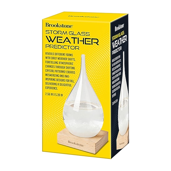 Brookstone Storm Glass Weather Predictor