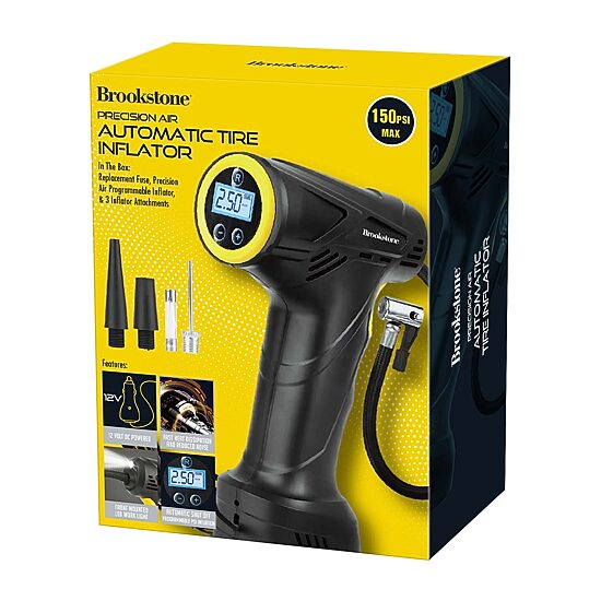 Brookstone Precision Automatic Air Tire Inflator