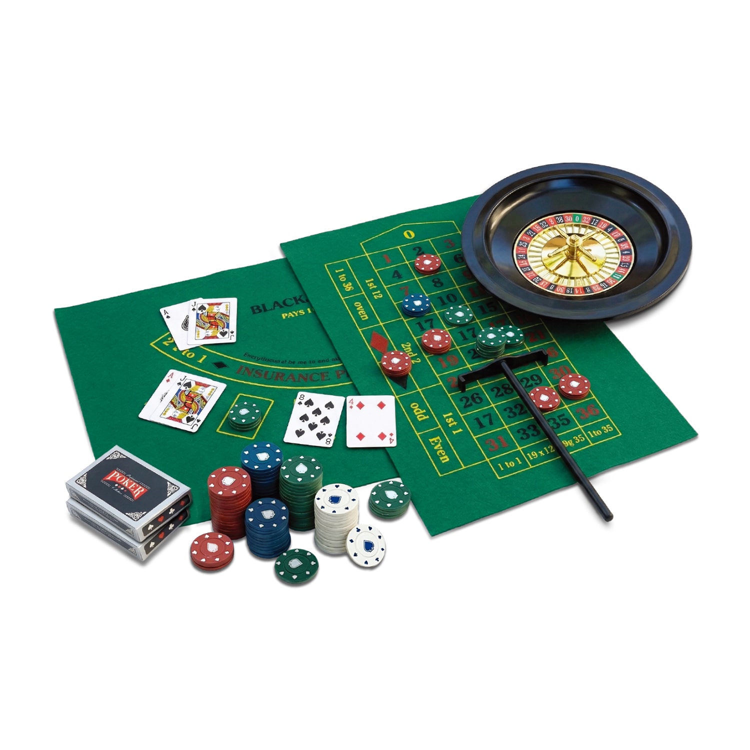 Merry Merry 3-In-1 Casino Night Table Game