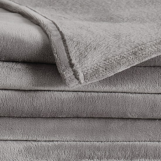 Truly Soft Solid Velvet Plush Throw